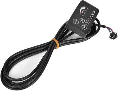 E Bike Led Display Controller,810 Led Display 36V Electric Vehicle Instrument Electric 810 Led Display Controller LCD Panel,810 Led Display 36V with 5 Wire Cable Control Panel