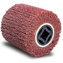 Eastwood CONTOUR SCT Finishing Drum 240 Grit Nylon Aluminum Oxide Drum 4.5 in Diameter for Light Paint Rust Remove Bare Metal Surface
