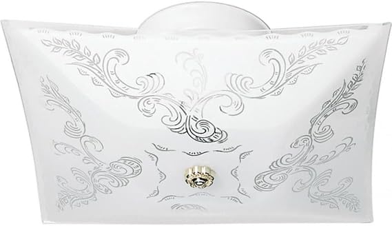 Nuvo Lighting 60/6032 Traditional Two Light Flush Mount in White Finish, 11.75 inches