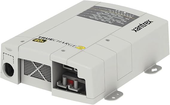 Xantrex 804-1240-02 TRUECharge2 12VDC 40A Battery Charger, 3 Bank, Ultra-Compact, High Performance Charger for Worldwide Charging, AMP UP-TO 120A GLOBALLY Now with PARALLEL STACKING FEATURE