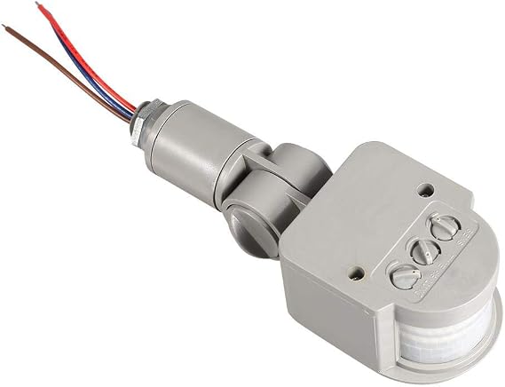 Motion Sensor Detector Switch, LED Outdoor 180 Degree Infrared PIR Detector Wall Light Switch(90~250V)