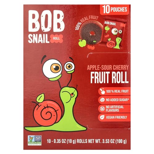 Bob Snail Apple Sour Cherry Fruit Rolls, 120 GR