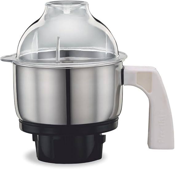 Preethi MGA-516 Jar, Silver, White