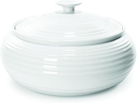 Portmeirion Sophie Conran White Low Covered Casserole