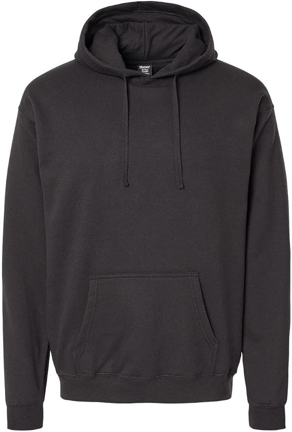 Hanes - Perfect Fleece Hooded Sweatshirt - RS170 - M - Black