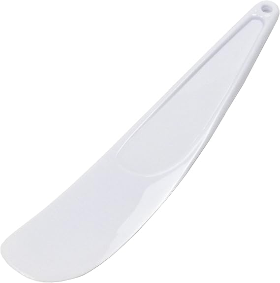 Chef Craft Select Plastic Viennese Baking Spatula, 9.25 inches in Length, White