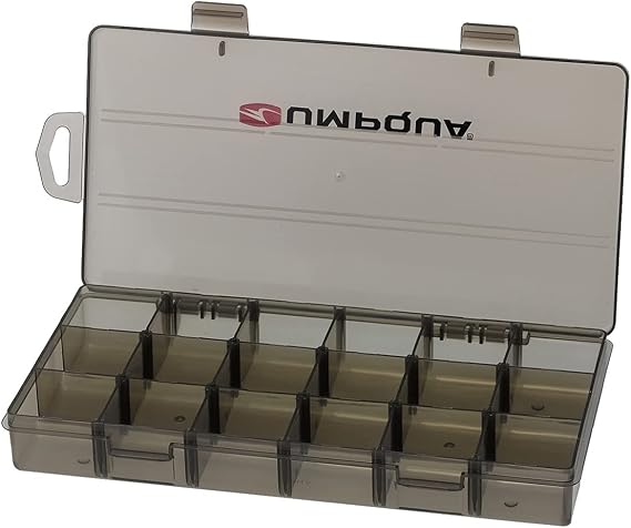 Umpqua Bug Locker Fly Box 3618 SM Gray 3618 SM (9 1 8 in x 4 3 8 in x 1 1 4 in)