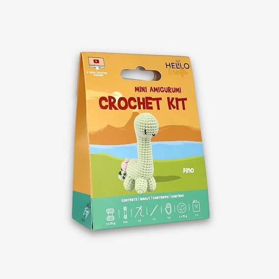 Tığ İşi Amigurumi Kitleri Dino