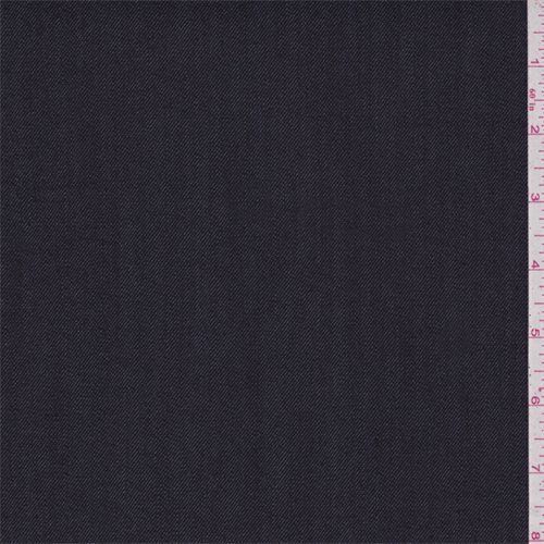 Dark Navy Blue Stretch Denim, Fabric by The Yard
