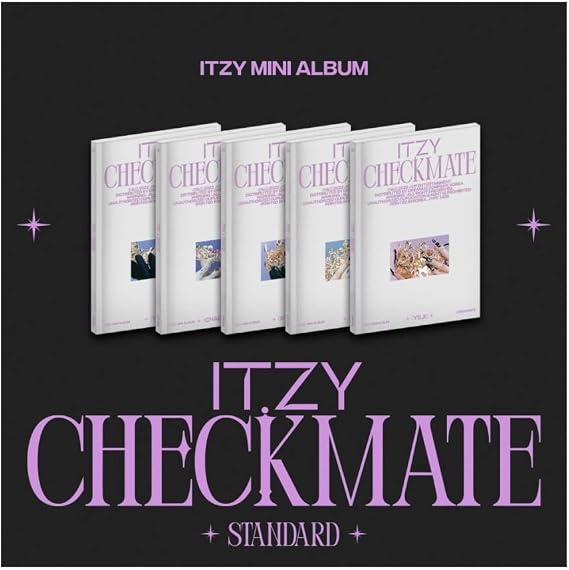 Dreamus ITZY - CHECKMATE STANDARD EDITION Album+Pre-Order Benefit (Random ver.), 150 x 210 mm, (JYPK1426)