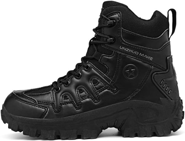 Military Boots men's trekking &amp; hiking footwear Commando Outdoor Desert Combat Boo ts Shoes breathable Lightweight Camping Waterproof