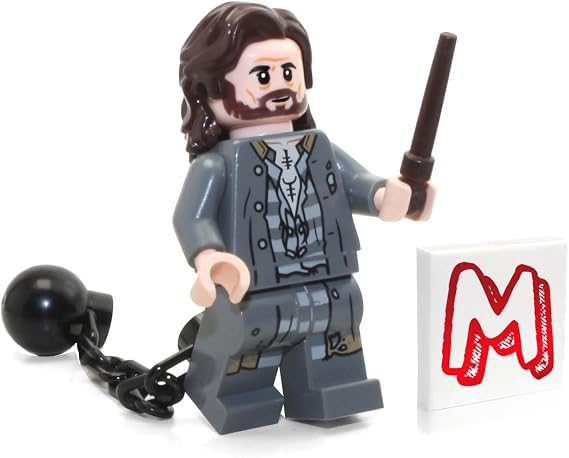 LEGO Harry Potter Minifigure - Sirius Black (with Wand and Ball and Chain) 75945