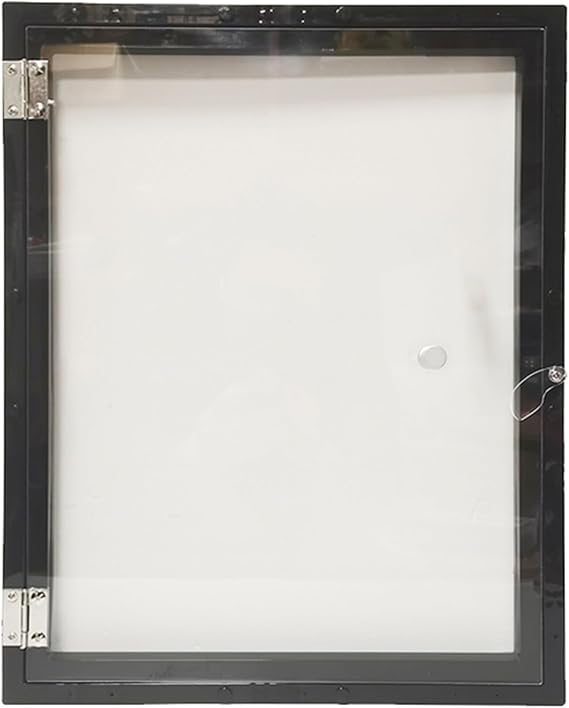 Concession Trailer Window, Catering Stall Transaction Window, Flush Mount Snack Concession Window For Braised Food Delicatessen Food, Convenient Opening(Black,50x30cm(19.7x11.8in))