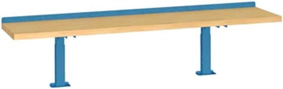 Lista Adjustable Riser Shelf Kit - 72" Wide - Plastic Laminate - Bright Blue - Bright Blue
