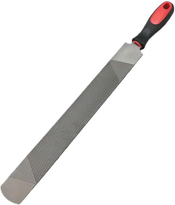 18Inch Double-Sided Farrier Rasp - Professional Hoof Rasp for Horses, Coarse & Fine Filing Surfaces, Hardened Steel with Ergonomic Non-Slip Handle for Hoof Trimming and Shoeing