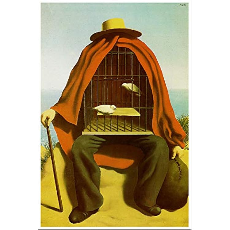 American Gift Services - Artist Rene Magritte Fine Art Poster Print of Painting The Therapist - 11x17