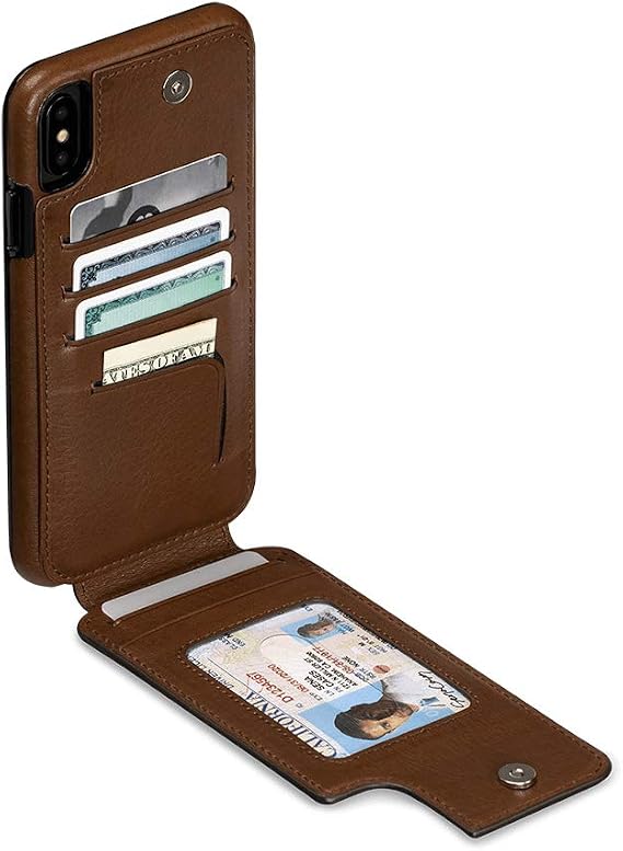 Sena Cases iPhone XS Max WalletSkin Saddle - SFD41106NPUS