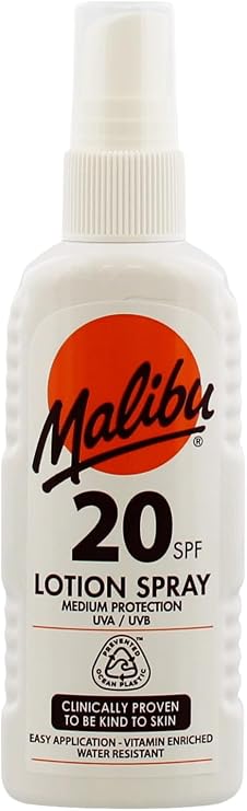 Malibu Sun SPF 20 Sun Lotion, Moisturising Sunscreen for Body, 100ml