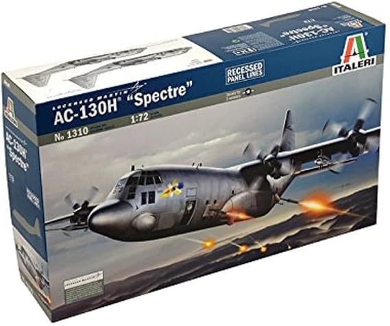 Italeri 1310S 1/72 AC-130H Spectre,Grey