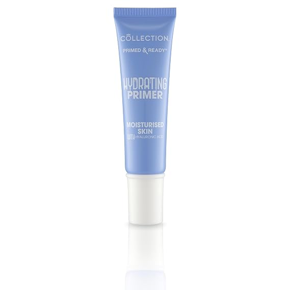 Collection Cosmetics Primed and Ready Hydrating Primer, Locks in Moisture, 20ml, Hydration, Clear