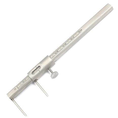 Micro Boley Gauge Material Teeth Size Measurement Restorative Dental Stainless Steel Instruments