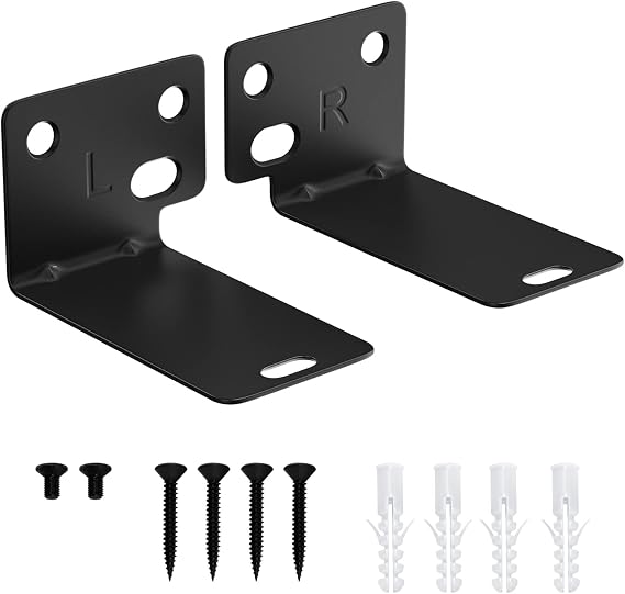 tiebutie Soundbar Wall Mount for Bose WB-300 SoundTouch 300 Sound Bar 300/500/550/600/700/900/950 Smart Ultra Bracket with Hardware Kit, Sound Bar Mount for Bose Soundbar Mounting Bracket Under TV