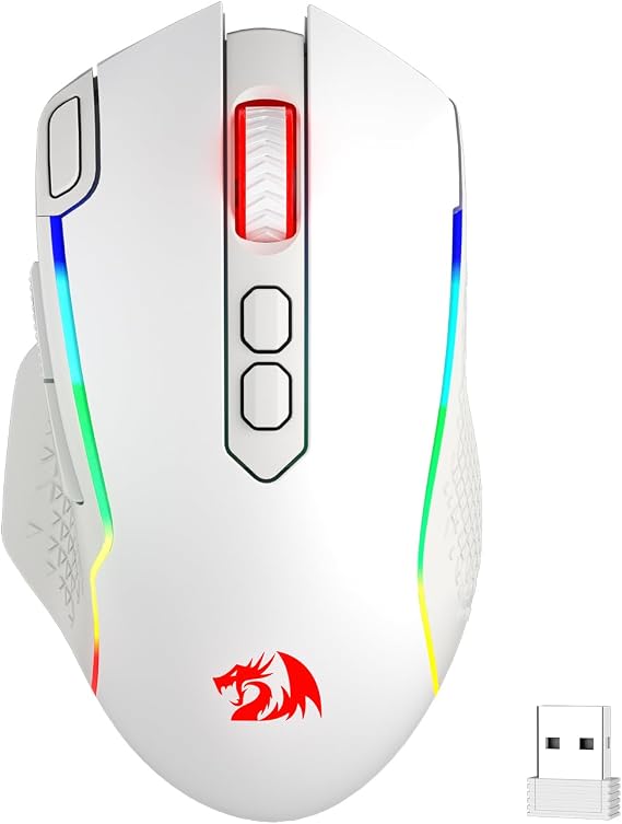 Redragon M810 Pro Wireless Gaming Mouse 10000 DPI Quick Fire Button