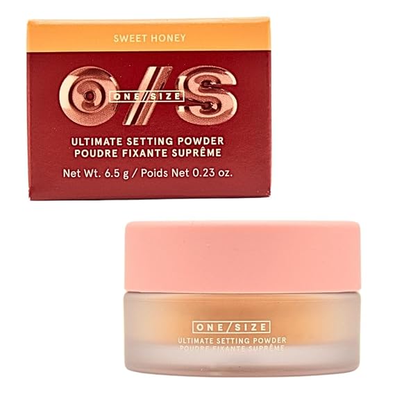 One/Size Mini Ultimate Loose Setting Powder - Sweet Honey (medium to deep skin tones) - 0.23 oz / 6.5 g