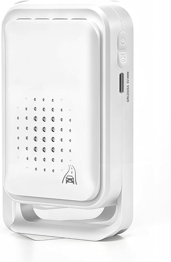 Driveway Alarm 1200 ft Range Wireless Outdoor Motion Sensor, Dual-Tech PIR + Microwave, 17 Chimes, IP64 Weather-Resistant, Mute & Vibration (1 Receiver)