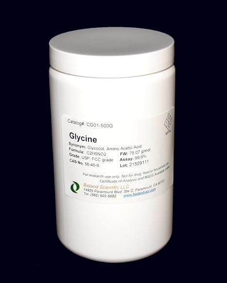 Glycine (USP Grade, 500g)