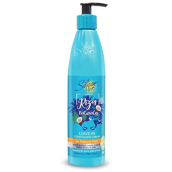 Silicon Mix LEAVE-IN CONDITIONER FOR NATURAL HAIR | RIZOS NATURALES|FOR CURLY AND AFRO HAIR | CONDITIONER CREAM| 8.5 Oz |
