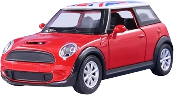 YSAMAX Mini Copper Car, Alloy Die-Cast Mini Sports Car 1:22, Perfect For Display Or Play, Sleek And Stylish, Iconic Detailing, Precision Perfection, Gift Choice, RED (1 PCS)
