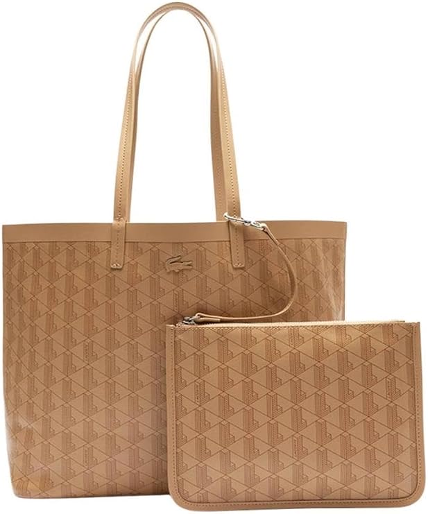 Lacoste NF4344ZE Jelly Coated Canvas Medium Tote Bag