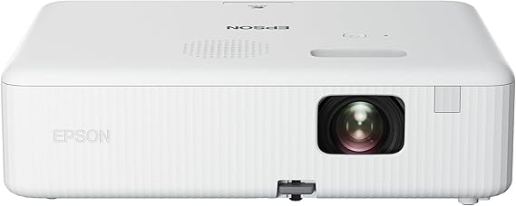 Epson CO-FH01 Akıllı Video Projektörü Full HD 1080p, 3LCD Teknolojisi, 3000 Lümen, USB/HDMI Bağlantısı, Yatay Dikey Keystone Düzeltme, Dahili Hoparlör, 370 inç'e kadar projeksiyon