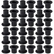 Pengxiaomei Mini Black Top Hats, 50Pcs Plastic Miniature Top Hats for Art and Crafts DIY Supplies