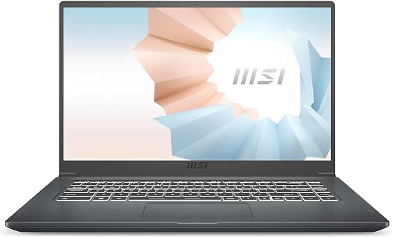 msi Modern 15A Thin and Light Daily Laptop: 15.6" FHD 1080p, Intel Core i5-1155G7, Intel Iris Xe, 8GB, 512GB SSD, Win10, Carbon Gray (A11MU-654)