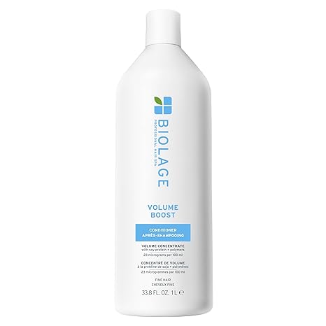 Biolage Volume Boost Conditioner - Weightless Moisture, Shine & Volume, Detangles Fine Hair, Soy Protein & Polymers, Vegan & Paraben-Free