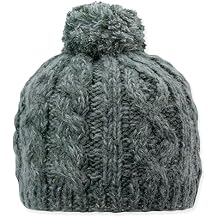 Pistil Women's Riley Winter Hat, Cable Knit Pom Beanie