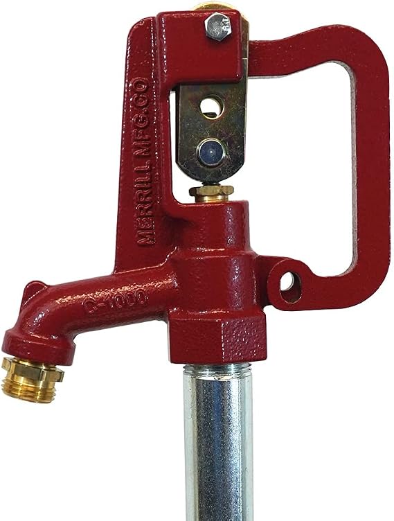 Merrill MFG CNL7501 No Lead Frost Proof CNL-1000 Series Yard Hydrant, 3/4" Pipe Connection, 1" Galvanized Pipe, 1' Bury Depth, 44.5" Total Length, 44.5"