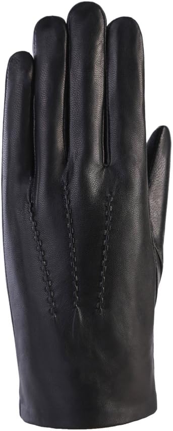 MoDA Mr. Omaha Men's Genuine Leather Winter Driving Gloves Fur Lined