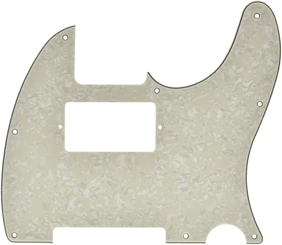 Dopro 8 Hole Tele Guitar Humbucker Pick Guard for USA/Mexican FD Telecaster Aged Pearl