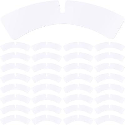 Yardwe 100pcs Plastic Collar Stays Shirt Collar Support for Men and Women Prevent Warping Edge Enhance Style