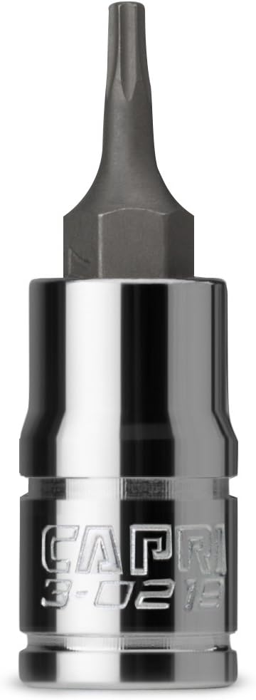 Capri Tools T7 Star Bit Socket, 1/4-Inch Drive