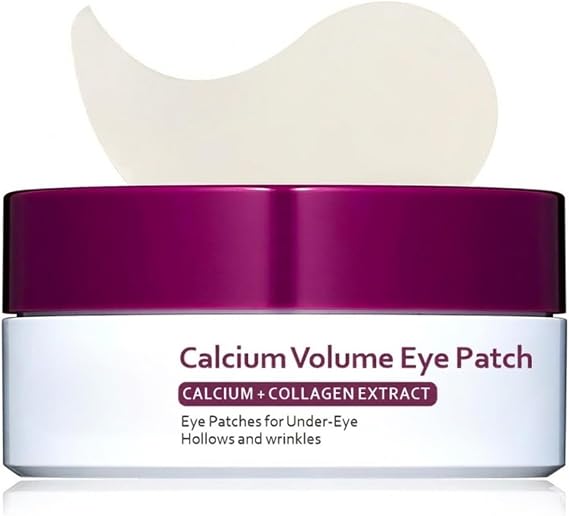 Calcium Volume Under Eye Patches for Puffy Eyes, Calcium Under Eye Masks Skincare, Under Eye Patches for Wrinkles - Hydrating Multi-Area Eye Patches for Tired Eyes, 60 Pcs