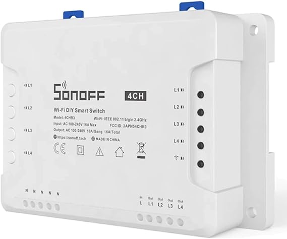 SONOFF 4CH-R3 SMART HOME RELAY CARD (New Version)