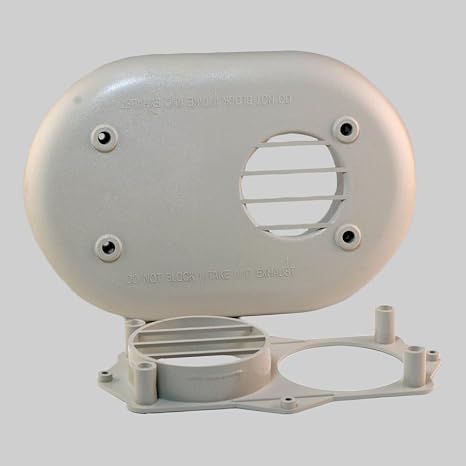 DiversiTech HVENT2 2-Inch Horizontal Vent Termination Kit for Tankless Gas Water Heater, High Efficiency Furnace, 9.65" x 2.9" x 13.45"