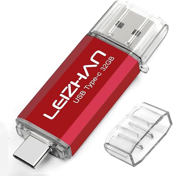 USB 3.0 USB Flash Drive Type-C Memory Stick, 32GB Photo Stick for Samsung Galaxy S9, S8, S8 Plus, LG G6, Google Pixel XL, Nexus 6P, Tablets
