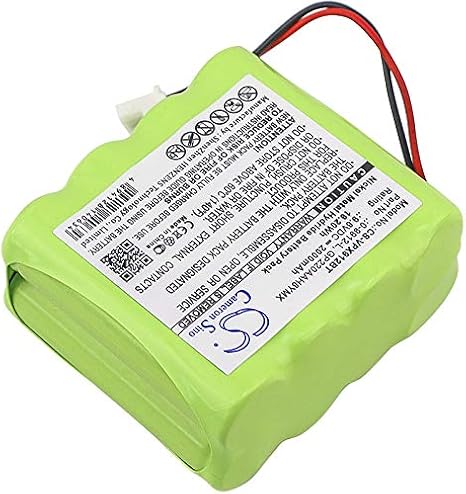 9.6v Compatible with Battery Visonic 0-9912-L, GP130AAM8YMX, GP180AAM8YMX, GP220AAH8YMX 0-100459, 0-100498, 0-100535, 0-100605, 0-5466-8