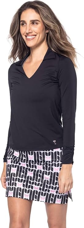 GOLFTINI Womens Golf Skort 17.5 Fashionable Performance Skirt with Built-in Shorts