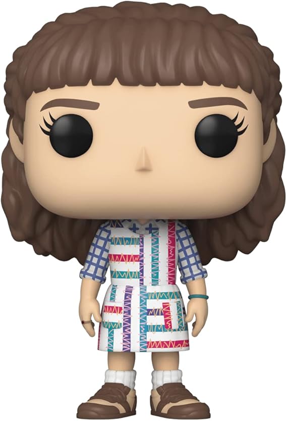 POP [Stranger Things - Eleven [Season 4] Funko Vinyl Figure (Bundled with Compatible Box Protector Case), Multicolor, 3.75 inches